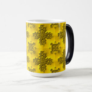 Artdeco Flowers in Retrostijl Magische Mok