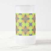 Artdeco Flowers in Retrostijl Matglas Bierpul (Center)