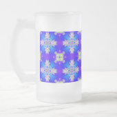 Artdeco Flowers in Retrostijl Matglas Bierpul (Links)