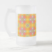 Artdeco Flowers in Retrostijl Matglas Bierpul (Links)