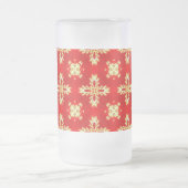 Artdeco Flowers in Retrostijl Matglas Bierpul (Center)