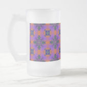 Artdeco Flowers in Retrostijl Matglas Bierpul (Links)