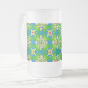 Artdeco Flowers in Retrostijl Matglas Bierpul