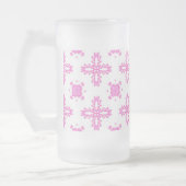 Artdeco Flowers in Retrostijl Matglas Bierpul (Links)