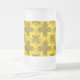 Artdeco Flowers in Retrostijl Matglas Bierpul