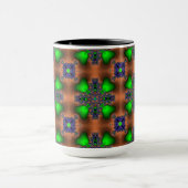 Artdeco Flowers in Retrostijl Mok (Midden)