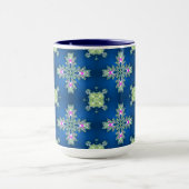 Artdeco Flowers in Retrostijl Mok (Midden)