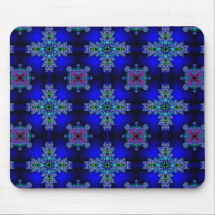 Artdeco Flowers in Retrostijl Muismat