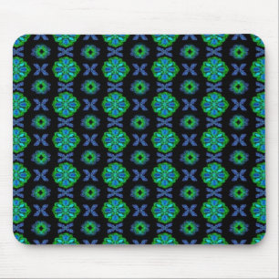 Artdeco Flowers in Retrostijl Muismat