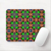 Artdeco Flowers in Retrostijl Muismat (Met muis)