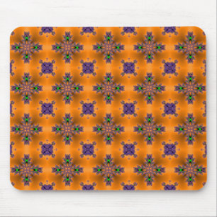 Artdeco Flowers in Retrostijl Muismat