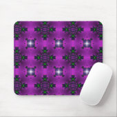 Artdeco Flowers in Retrostijl Muismat (Met muis)