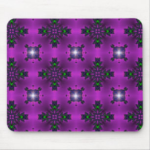 Artdeco Flowers in Retrostijl Muismat