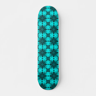 Artdeco Flowers in Retrostijl Persoonlijk Skateboard