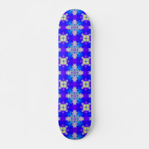Artdeco Flowers in Retrostijl Persoonlijk Skateboard