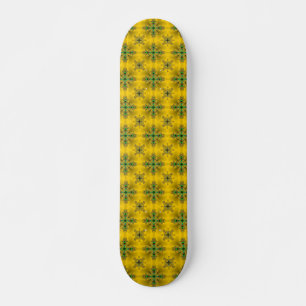 Artdeco Flowers in Retrostijl Persoonlijk Skateboard