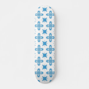Artdeco Flowers in Retrostijl Persoonlijk Skateboard
