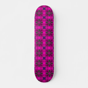 Artdeco Flowers in Retrostijl Persoonlijk Skateboard