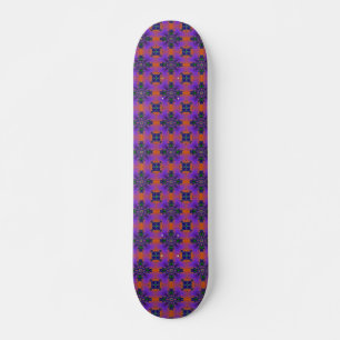 Artdeco Flowers in Retrostijl Persoonlijk Skateboard