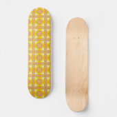 Artdeco Flowers in Retrostijl Persoonlijk Skateboard (Voorkant)