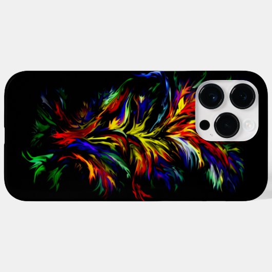 Artdeco in regenboogstijl Case-Mate iPhone case (Achterkant (horizontaal))