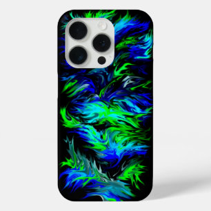 Artdeco in regenboogstijl iPhone 15 pro case