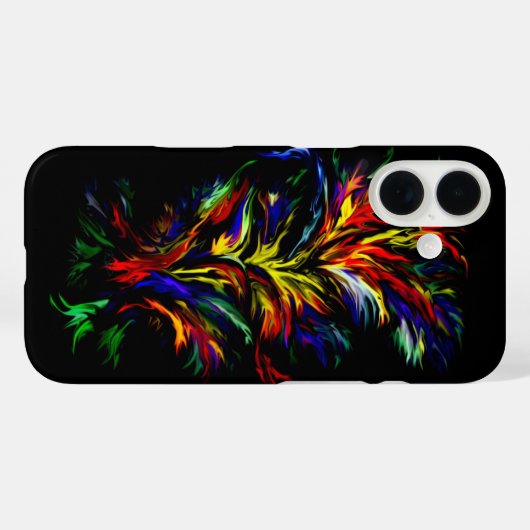 Artdeco in regenboogstijl Case-Mate iPhone case (Achterkant (horizontaal))