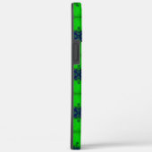 Artdeco in retrolook groen en blauw Case-Mate iPhone case (Achterkant / Rechts)