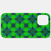 Artdeco in retrolook groen en blauw Case-Mate iPhone case (Achterkant (horizontaal))
