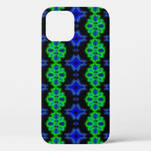 Artdeco Tulip Flowers in Retrostijl Case-Mate iPhone Case