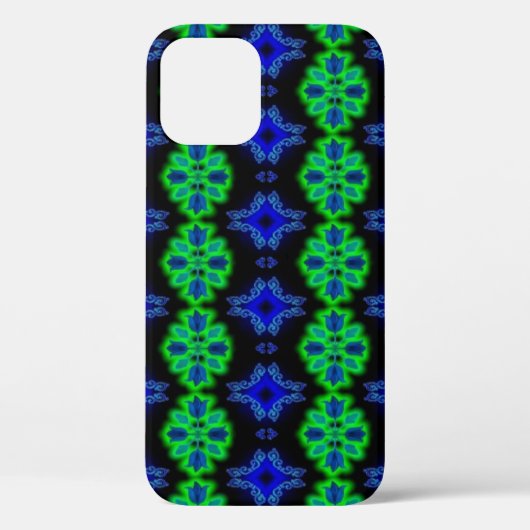 Artdeco Tulip Flowers in Retrostijl Case-Mate iPhone Case (Achterkant)