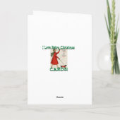 ArtDecoLadiesKerstkaart Feestdagen Kaart (Achterkant)