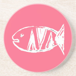 artdecovis nr . 4 zandsteen onderzetter