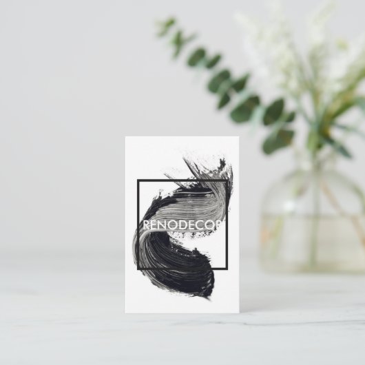 ARTDESIGN VISITEKAARTJE (Staand voorkant)