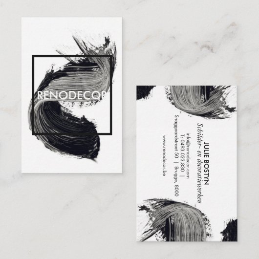 ARTDESIGN VISITEKAARTJE (Voorkant / Achterkant)