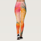 Arte Abstracto Colorido Leggings (Achterkant)
