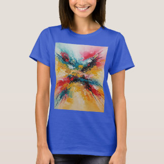 Arte Abstracto Colorido T-shirt