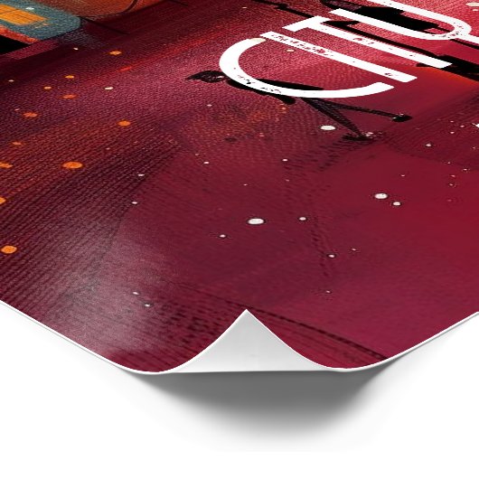 Arte Contemporáneo Berlín: Ciudad de la Libertad Perfect Poster (Hoek)