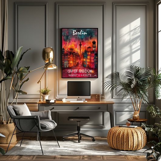 Arte Contemporáneo Berlín: Ciudad de la Libertad Perfect Poster