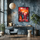 Arte Contemporáneo Nairobi: Ciudad Verde al Sol Perfect Poster