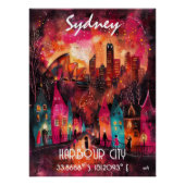 Arte Contemporáneo Vibrante de Sídney Perfect Poster (Voorkant)