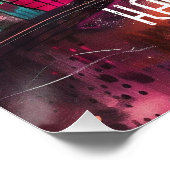 Arte Contemporáneo Vibrante de Sídney Perfect Poster (Hoek)