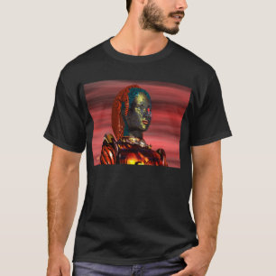 ARTE/CYBORG PORTRAIT IN SUNSET T-SHIRT
