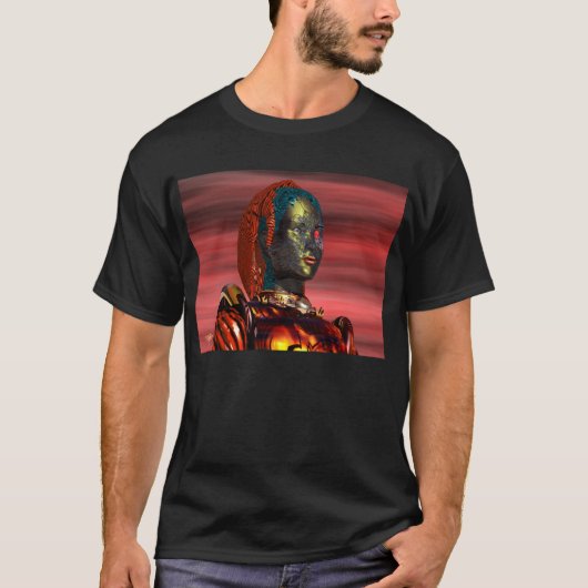 ARTE/CYBORG PORTRAIT IN SUNSET T-SHIRT (Voorkant)