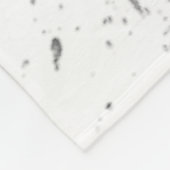 Arte de pintura con flor fleece deken (Hoek)