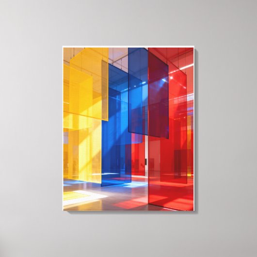Arte digital imersiva canvas afdruk (Voorkant)