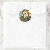 Arte Feit gaat onderzoeken Ronde Sticker (Tas)