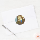 Arte Feit gaat onderzoeken Ronde Sticker (Envelop)