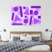 Arte Geométrico 001 Canvas Afdruk (Insitu (Slaapkamer))