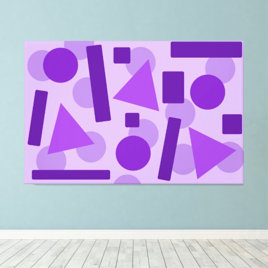 Arte Geométrico 001 Canvas Afdruk (Insitu (Houten vloer))